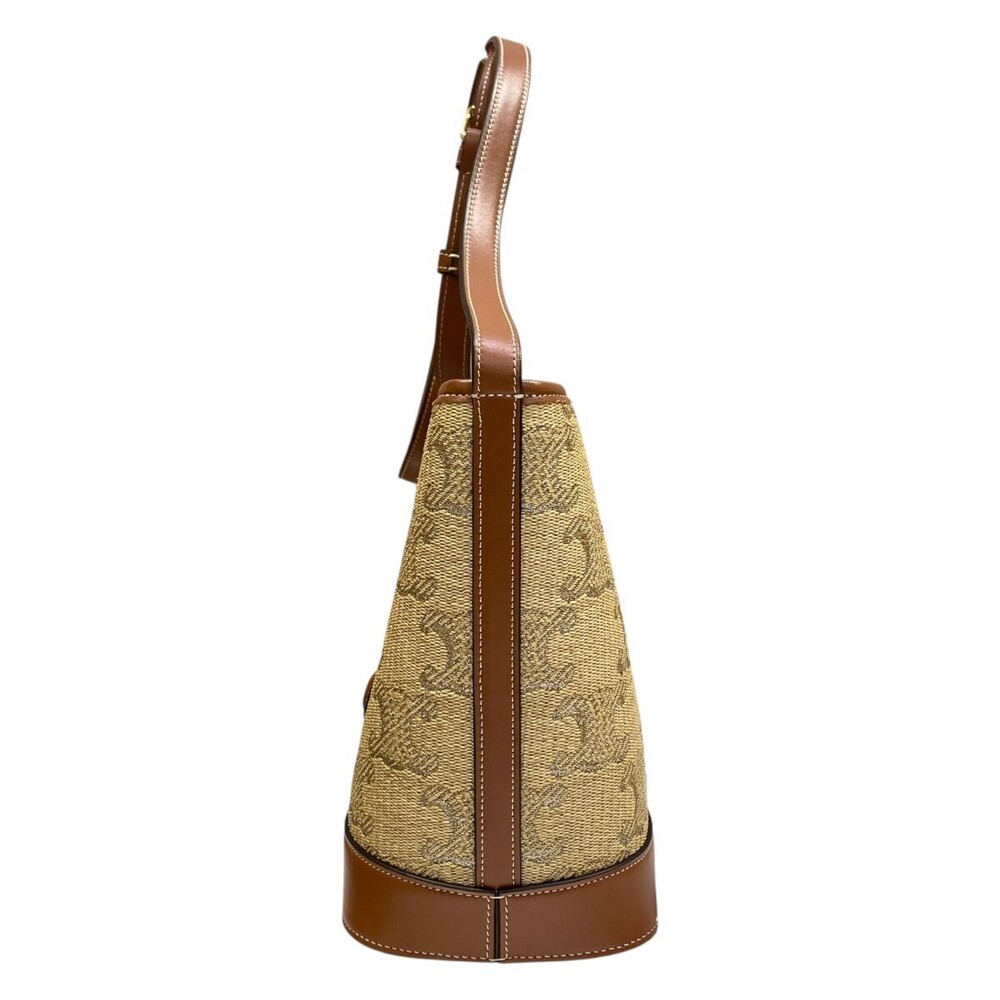 Celine Bucket Cuir Triomphe Brown - Picture 3 of 4